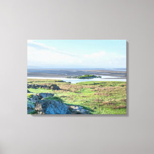 impresión de lienzo de vista de Morecambe Bay
