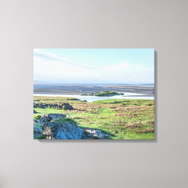 impresión de lienzo de vista de Morecambe Bay (Anverso)