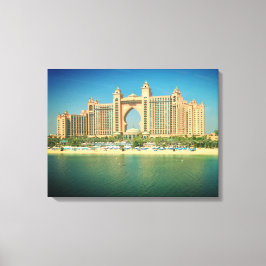 Impresión de lienzo de vista de resort de Dubai