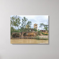 Impresión de lienzo de vista de sitio de Baptismo 