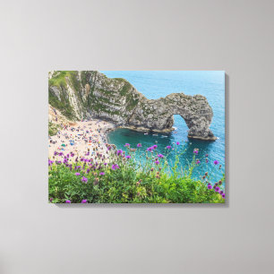 Impresión de lienzo de vista Dorset Durdle Door