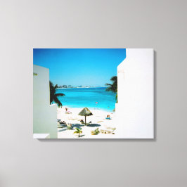 Impresión de lienzo de vista tropical