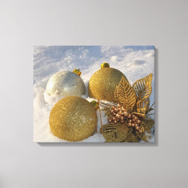 impresión de lienzo Decoraciones de Navidad (Anverso)