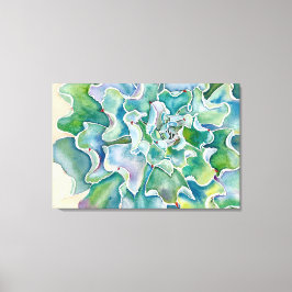 Impresión de lienzo Echeveria 'Blue Frills'