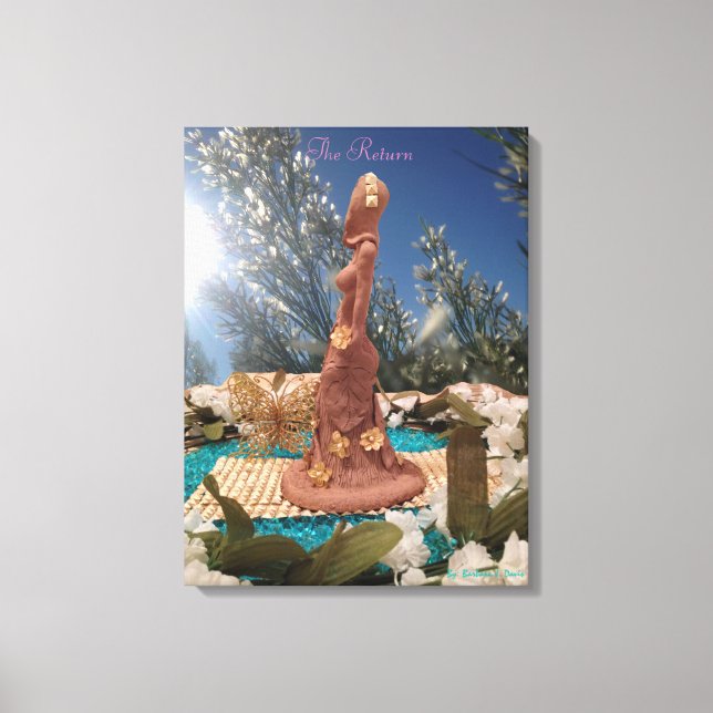 Impresión de lienzo "El retorno" de 18" x 24" (Anverso)