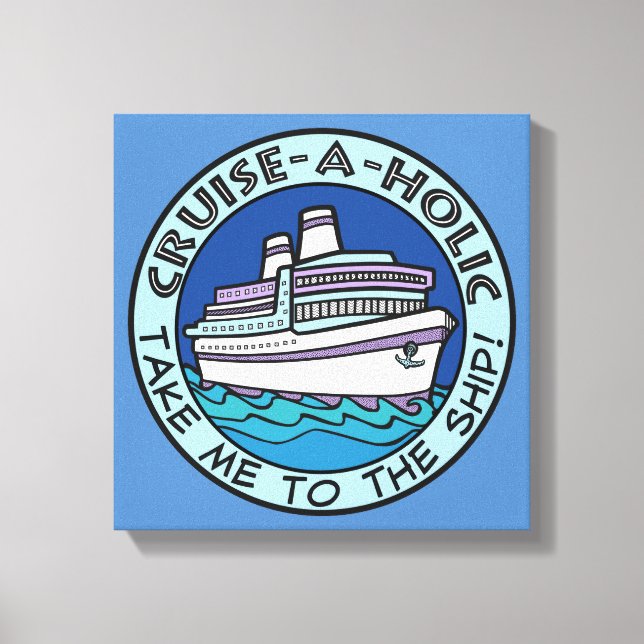Impresión de lienzo en crucero-A-Holic (Anverso)