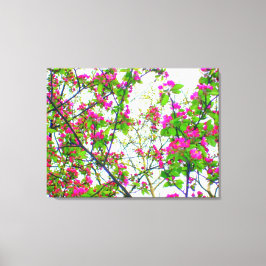 Impresión de lienzo envuelto 'Cherry Blossom Abstr