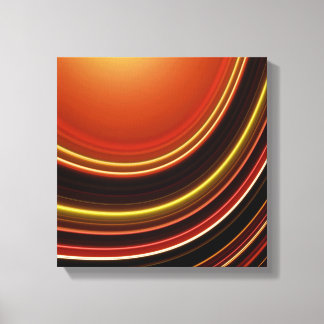 Impresión de lienzo envuelto, curva abstracta Nara