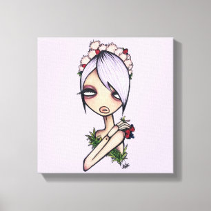 Impresión de lienzo envuelto de 12 "x12" NikkiFres