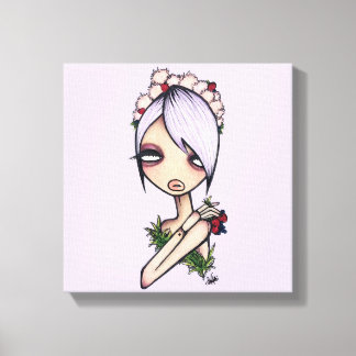 Impresión de lienzo envuelto de 12 "x12" NikkiFres