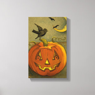 Impresión de lienzo envuelto de Halloween 4923