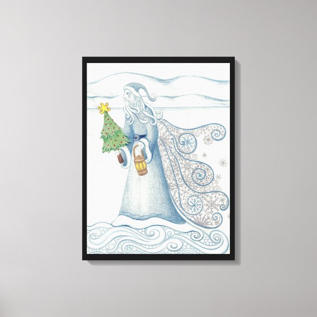 Impresión de lienzo envuelto de invierno para padr (Anverso)