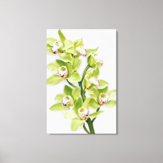 Impresión de lienzo envuelto de la flor de orquíde