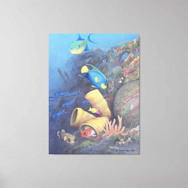 Impresión de lienzo envuelto de Santa Rosa Wall 1  (Anverso)