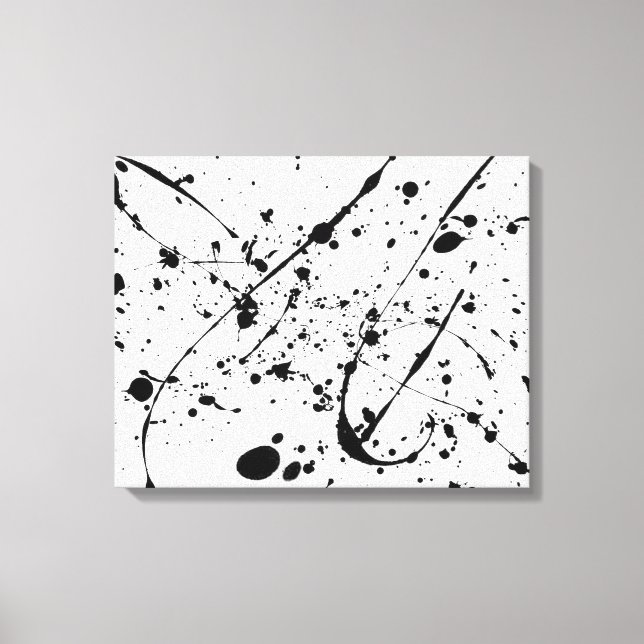 impresión de lienzo envuelto en bandeja negra (Anverso)