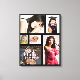 Impresión de lienzo envuelto en Collage de fotos p