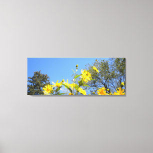 Impresión de lienzo envuelto en girasoles N cielo