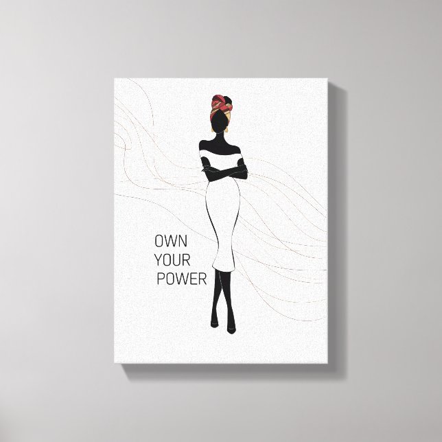 Impresión de lienzo estirado (Anverso)