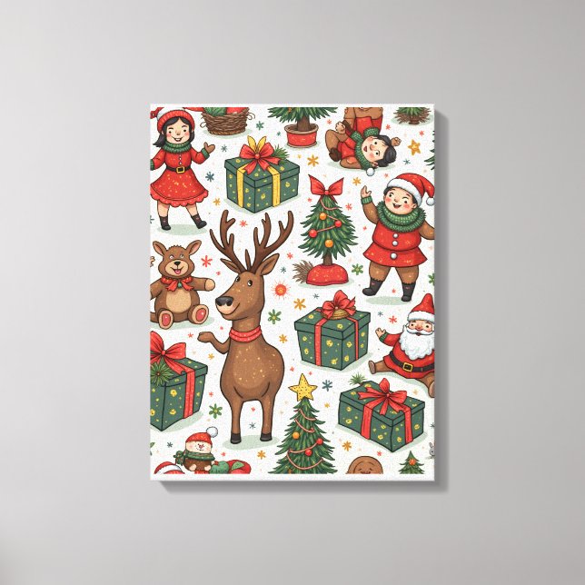 Impresión de lienzo estirado (Anverso)