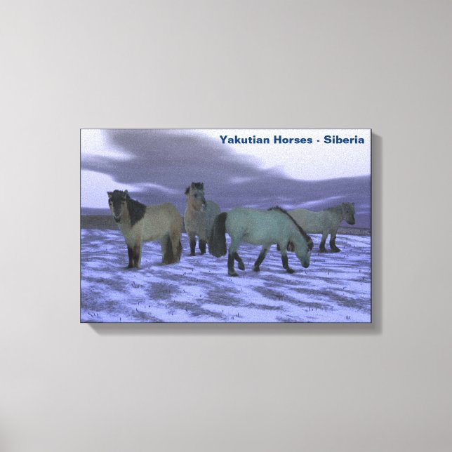 Impresión de lienzo estirado (Anverso)