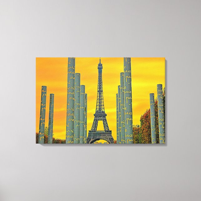 Impresión de lienzo estirado (Anverso)