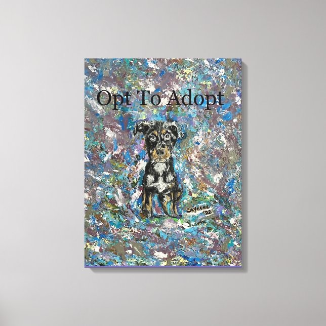 Impresión de lienzo estirado (Anverso)