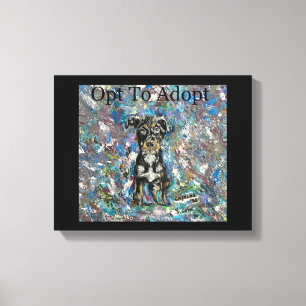 Impresión de lienzo estirado