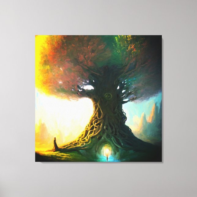 Impresión de lienzo estirado (Anverso)