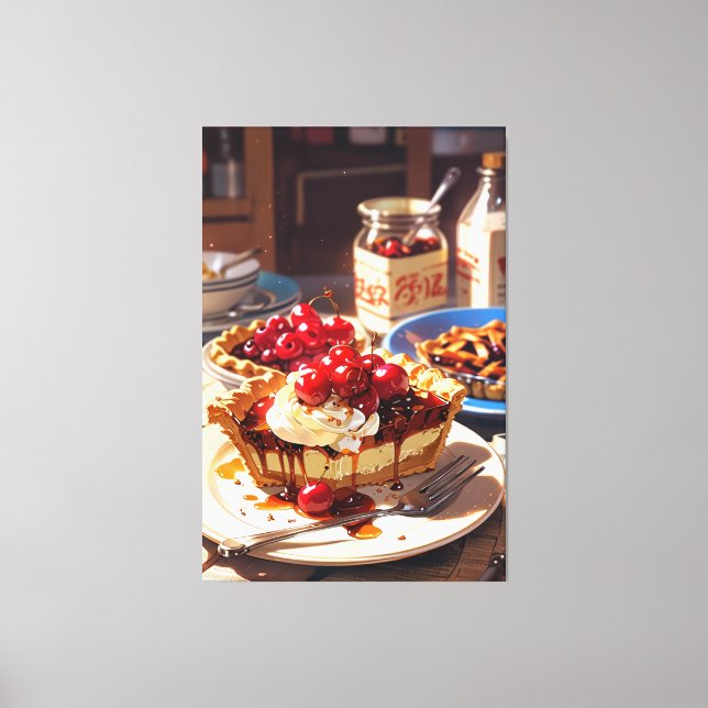 Impresión de lienzo estirado (Anverso)