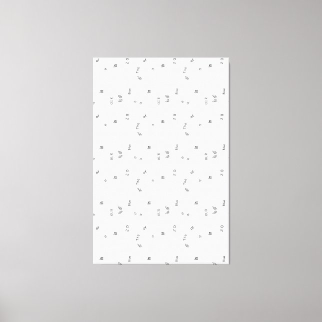 Impresión de lienzo estirado (Anverso)