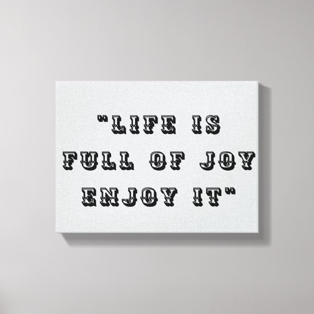 Impresión de lienzo estirado (Anverso)