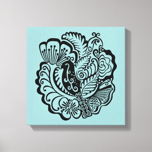 Impresión de lienzo estirado (Anverso)