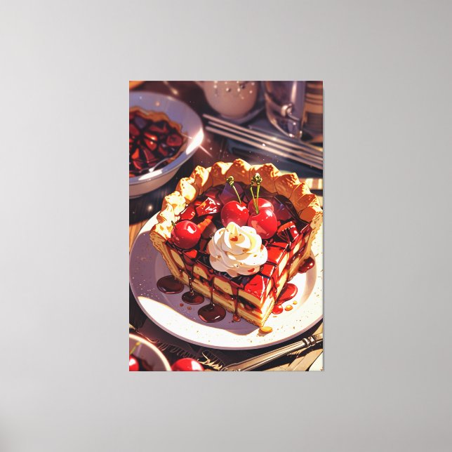 Impresión de lienzo estirado (Anverso)