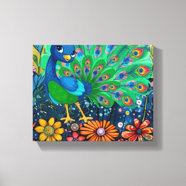 Impresión de lienzo estirado (Anverso)