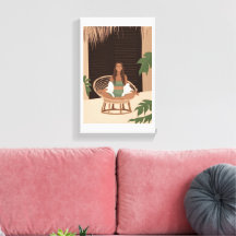 Impresión de lienzo estirado