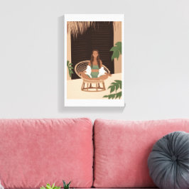 Impresión de lienzo estirado