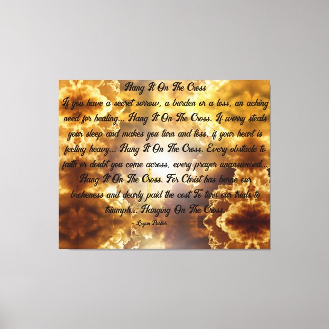 Impresión de lienzo estirado (Anverso)