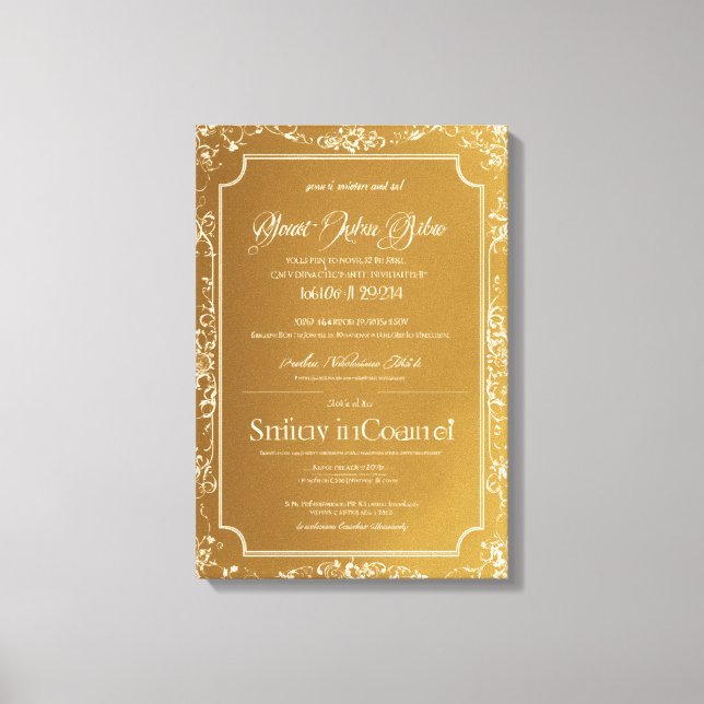 Impresión de lienzo estirado (Anverso)