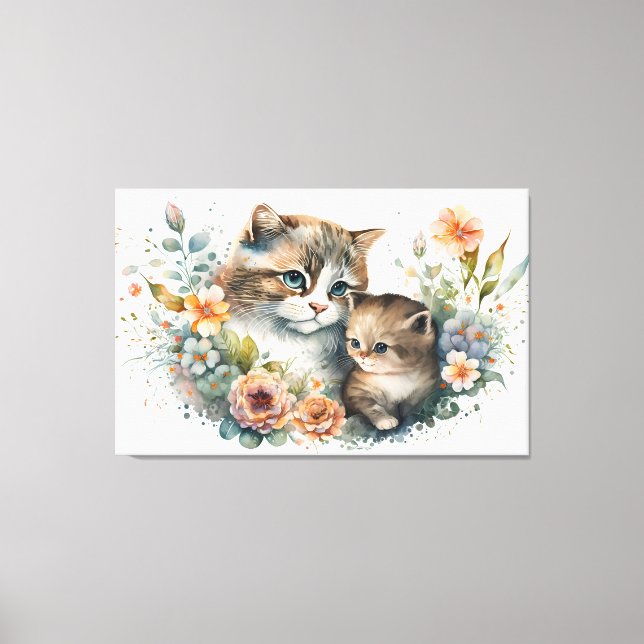 Impresión de lienzo estirado (Anverso)