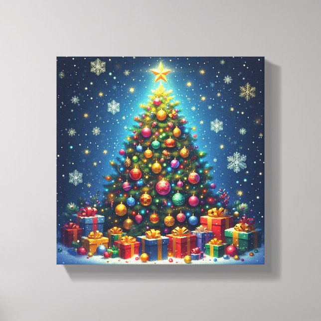 Impresión de lienzo estirado (Anverso)