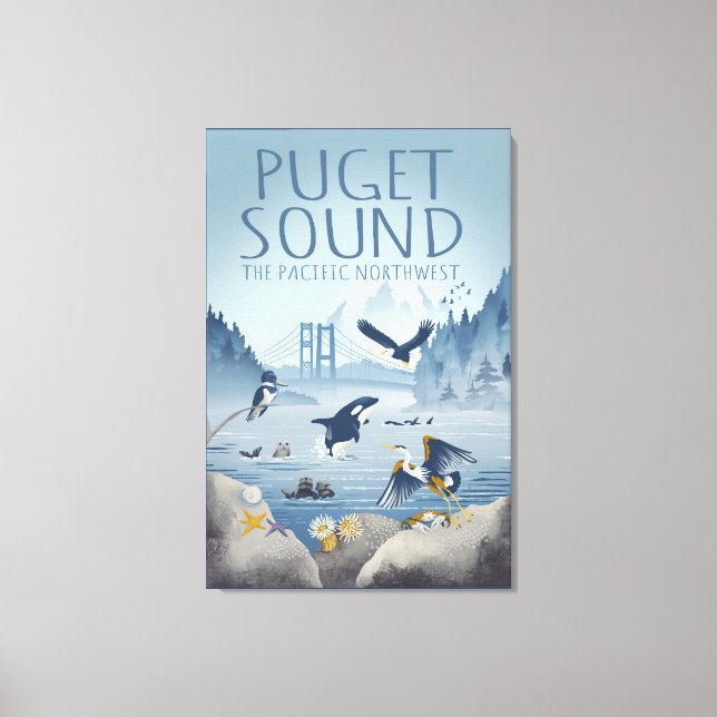 Impresión de lienzo estirado (Anverso)