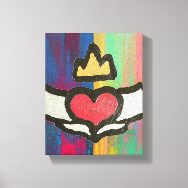 Impresión de lienzo estirado (Anverso)