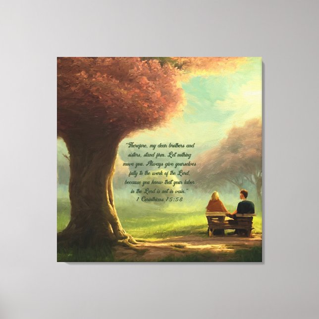 Impresión de lienzo estirado (Anverso)