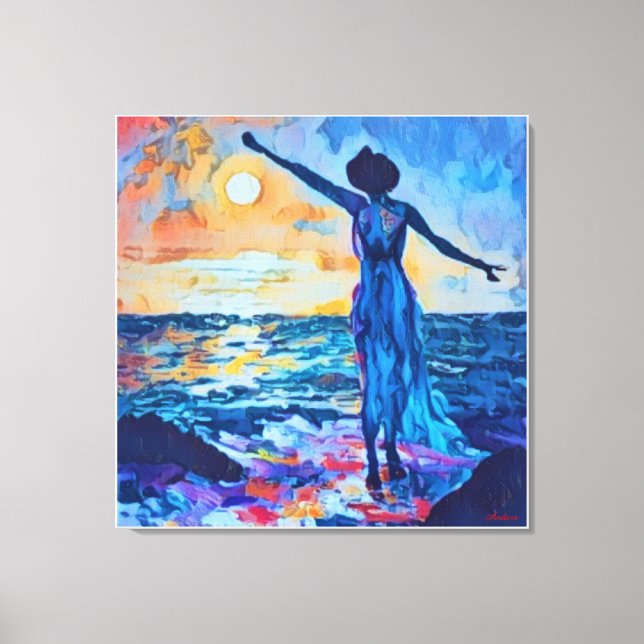 Impresión de lienzo estirado (Anverso)