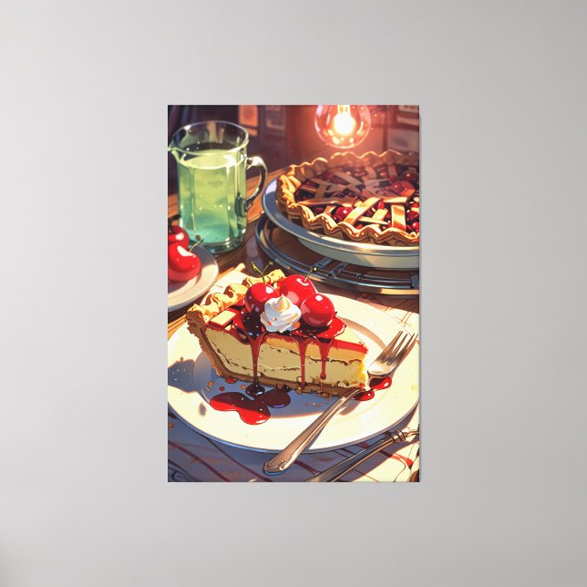 Impresión de lienzo estirado (Anverso)