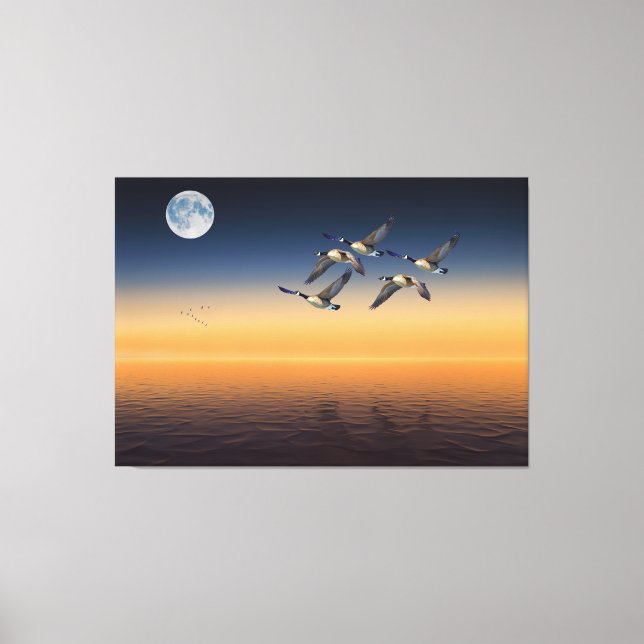 Impresión de lienzo estirado (Anverso)