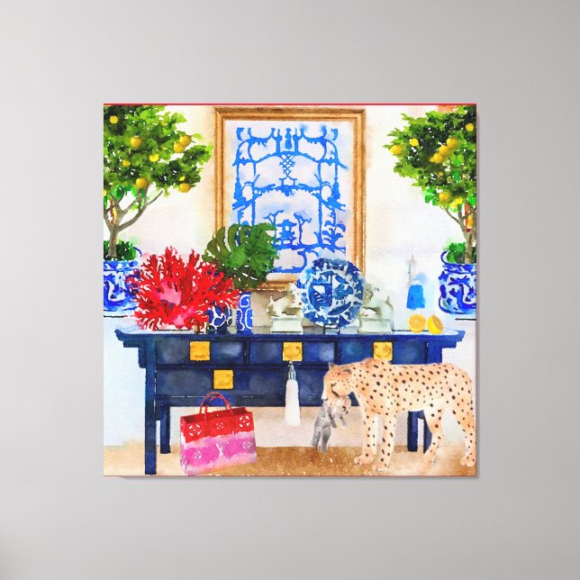 Impresión de lienzo estirado (Anverso)