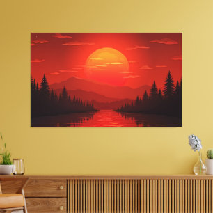 Impresión de lienzo estirado