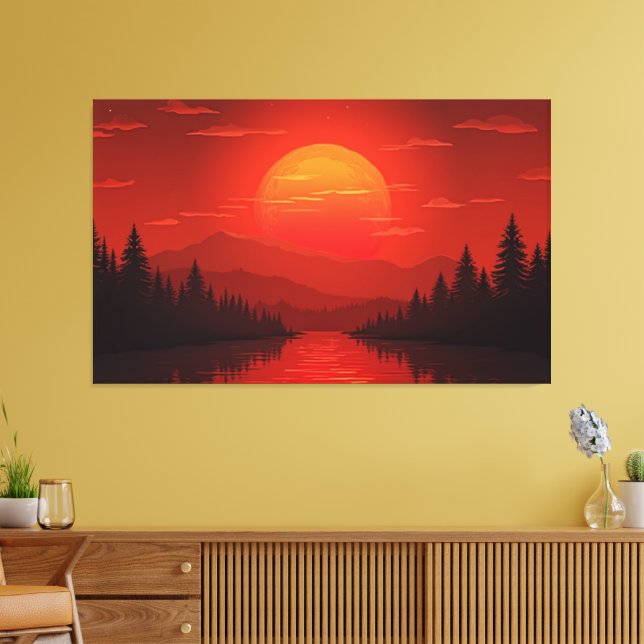 Impresión de lienzo estirado (Insitu (Sala de estar))