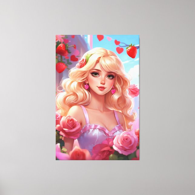 Impresión de lienzo estirado (Anverso)